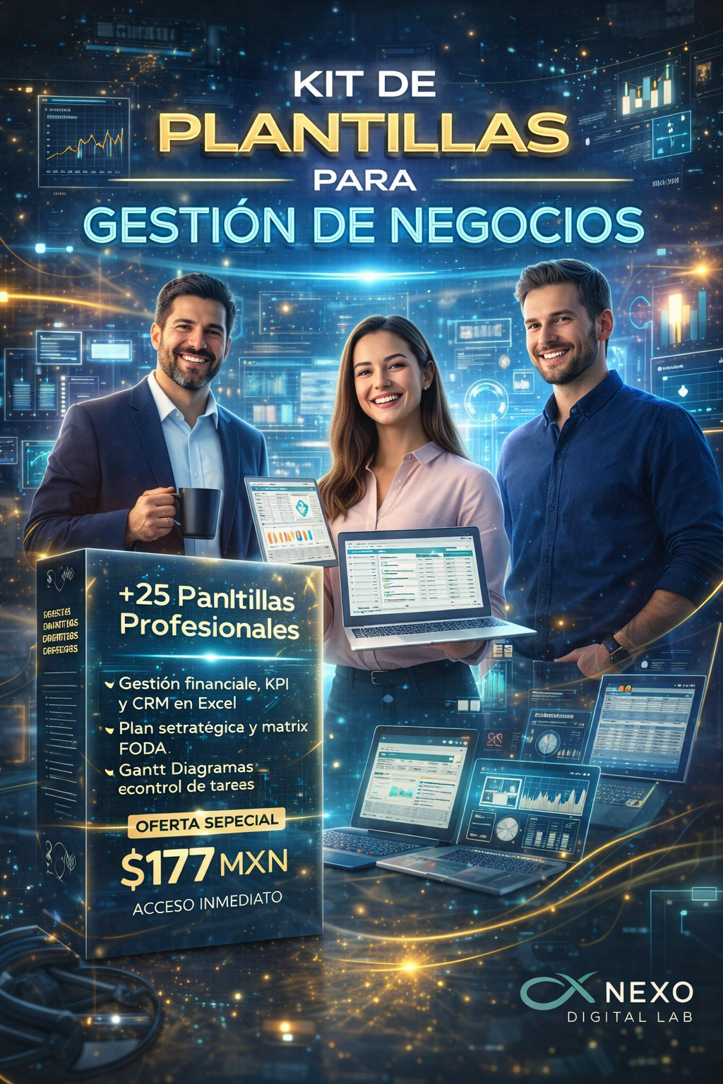 KIT PLANTILLAS PARA GESTIÓN DE NEGOCIOS