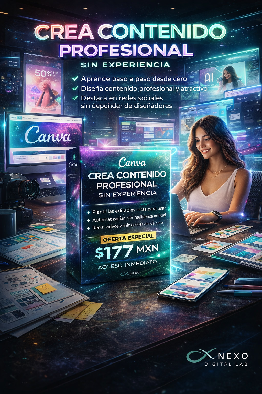 CANVA: CREA CONTENIDO PROFESIONAL SIN EXPERIENCIA